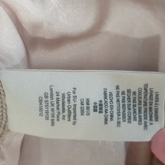 Free people women's vegan leather light pink bomber jacket size 6 - Picture 14 of 16